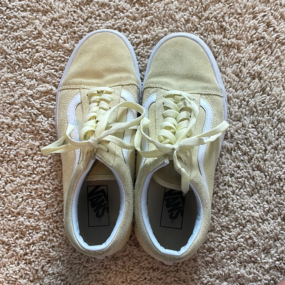 Vans Old Skool lace-up trainers yellow